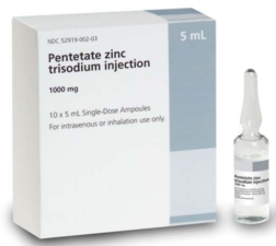 Цинк тринатриум пентетат (Пентическая кислота) / Zinc trisodium pentetate, Zink trinatrium pentetat (Pentetic acid)