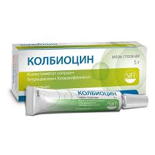 КОЛБИОЦИН мазь (Колистиметат натрия + Ролитетрациклин + Хлорамфеникол) / COLBIOCIN (Colistimethate sodium + Rolitetracycline + Chloramphenicol)