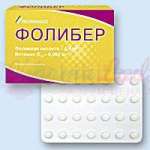 ФОЛИБЕР (цианокобаламин + фолиевая кислота) / FOLIBER (cyanocobalamin + folic acid)