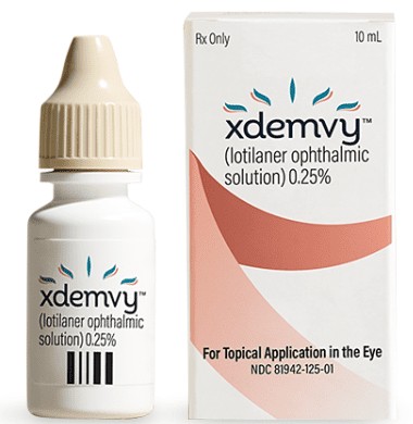 ЭКСДЕМВИ, ИКСДЕМВИ (офтальмологический раствор лотиланера) / XDEMVY (lotilaner ophthalmic solution)