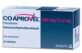КОАПРОВЕЛЬ (Ирбезартан) / COAPROVEL (hydrochlorothiazide + irbesartan)