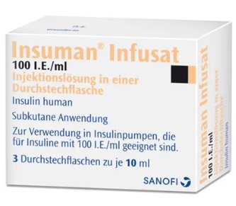 ИНСУМАН Инфусат (инсулин) / INSUMAN Infusat
