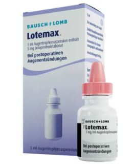 ЛОТЕМАКС глазные капли (лотепреднола этабонат) / LOTEMAX eye drops (loteprednol etabonate)