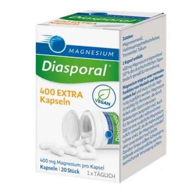 МАГНИЙ-ДИАСПОРАЛ 400 Экстра (Магний цитрат) / MAGNESIUM-DIASPORAL 400 Extra (Magnesium Citrate)