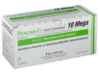 ПЕНИЦИЛЛИН G (Бензатин бензилпенициллин) / PENICILLIN G InfectoPharm 10 Mega (benzylpenicillin benzathine)