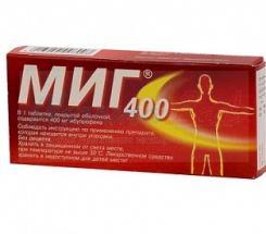 МИГ 400 (ибупрофен) / MIG 400 (ibuprofen)