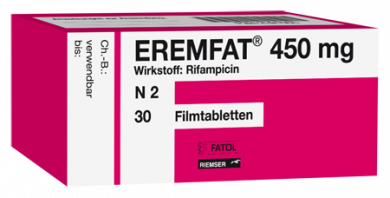 ЭРЕМФАТ таблетки (Рифампицин) / EREMFAT tablets (Rifampicin)