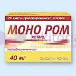 МОНО РОМ РЕТАРД (изосорбида мононитрат) / MONO ROM RETARD (isosorbide mononitrate)