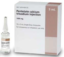 Кальций тринатриум пентетат (Пентическая кислота) / Pentetate Calcium Trisodium (Pentetic acid)
