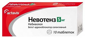НЕВОТЕНЗ (небиволол) / NEVOTENS (nebivolol)