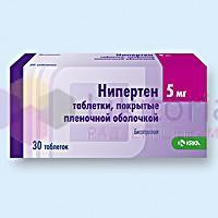 НИПЕРТЕН (бисопролол) / NIPERTEN (bisoprolol)