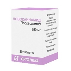 НОВОКАИНАМИД таблетки (Прокаинамид) / NOVOCAINAMIDE (Procainamide)