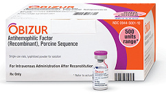 ОБИЗУР (Фактор свертывания VIII) / OBIZUR (Antihemophilic Factor Recombinant)