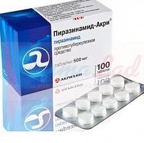 ПИРАЗИНАМИД-АКРИ (пиразинамид) / PYRAZINAMID-AKRI (pyrazinamide)