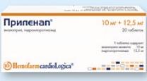 ПРИЛЕНАП (гидрохлоротиазид+эналаприл) / PRILENAP (hydrochlorothiazide+enalapril)