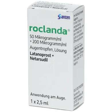 РОКЛАНДА (Латанопрост и Нетарсудил) / ROCLANDA (Latanoprost and Netarsudil)