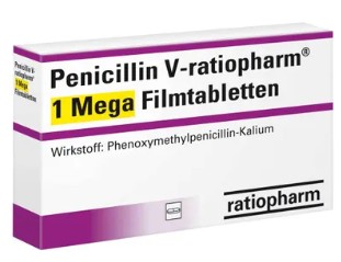 ПЕНИЦИЛЛИН таблетки (Феноксиметилпенициллин) / PENICILLIN V-ratiopharm (Phenoxymethylpenicillin)
