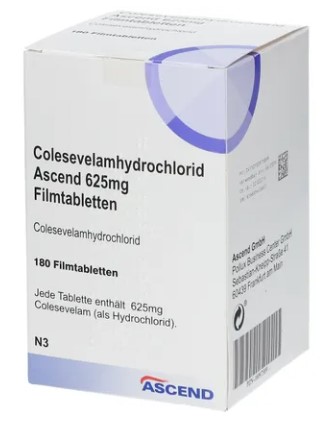 КОЛЕЗЕВЕЛАМ / COLESEVELAM HYDROCHLORIDE Ascend