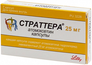 СТРАТТЕРА (атомоксетин) / STRATTERA (atomoxetine)