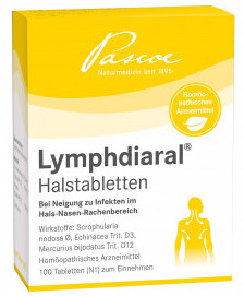 ЛИМФДИАРАЛ таблетки для горла / LYMPHDIARAL Halstabletten