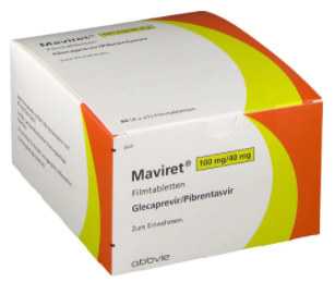 МАВИРЕТ гранулы (глекапревир и пибрентасвир) / MAVYRET, MAVIRET granulat (glecaprevir and pibrentasvir)