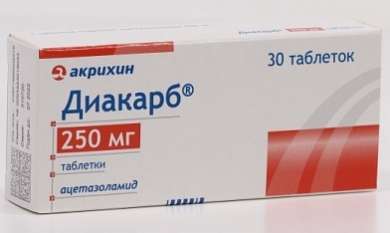 ДИАКАРБ (Ацетазоламид) / DIACARB (Acetazolamide)
