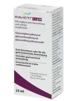 РАВИКТИ (глицерол фенилбутират) / RAVICTI (glycerol phenylbutyrate)