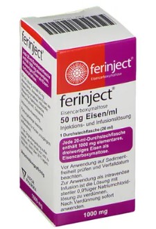 ФЕРИНЪЕКТ, ФЕРИНЖЕКТ (декстриферрон) / FERINJECT (ferric, iron carboxymaltose)