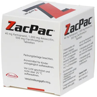 ЗАКПАК (Пантопразол, Амоксициллин, Кларитромицин) / ZACPAC (Pantoprazole, Amoxicillin, Clarithromycin)