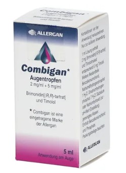 КОМБИГАН (Бримонидипин+Тимолол) / COMBIGAN (Brimonidine+Timolol)