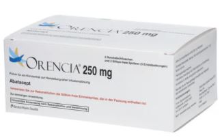 ОРЕНСИЯ  (абатацепт) / ORENCIA (abatacept)