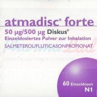 АТМАДИСК форте (Салметерол - Флутиcасонпропионат) / ATMADISC forte (Salmeterol - Fluticasonpropionat)