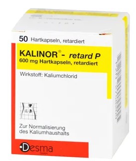 КАЛИНОР-ретард П (калий хлорид) / KALINOR-retard P (Kaliumchlorid)