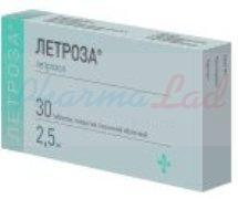 ЛЕТРОЗА (летрозол) / LETROZA (letrozole)