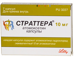 СТРАТТЕРА (атомоксетин) / STRATTERA (atomoxetine)