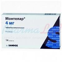МОНТЕЛАР (монтелукаст) / MONTELAR (montelukast)