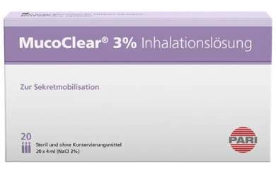 МУКОКЛИР, МУКОКЛИЕР раствор для ингаляции / MUCOCLEAR (inhalation solution)