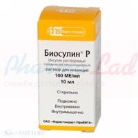 БИОСУЛИН Р (инсулин человеческий) / BIOSULIN R (insulin human)