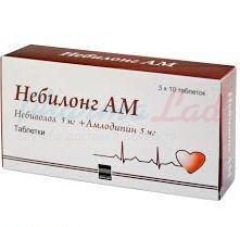 НЕБИЛОНГ АМ (амлодипин+небиволол) / NEBILONG AM (amlodipine+nebivolol)