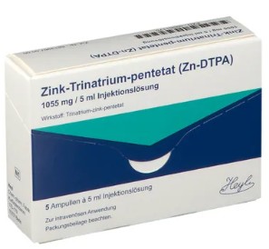 Цинка тринатрий пентетат (Пентическая кислота) / Zinc-Trisodium-Pentetate (Pentetic acid)
