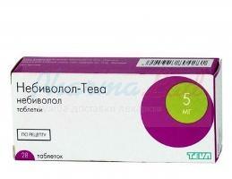НЕБИВОЛОЛ-ТЕВА (небиволол) / NEBIVOLOL-TEVA (nebivolol)