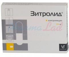 ЗИТРОЛИД (азитромицин) / ZITROLID (azithromycin)