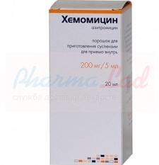 ХЕМОМИЦИН (азитромицин) / HEMOMYCIN (azithromycin)