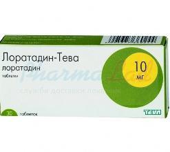 ЛОРАТАДИН ТЕВА (лоратадин) / LORATADINE TEVA (loratadine)