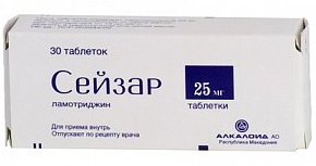 СЕЙЗАР (ламотриджин) / SEISAR (lamotrigine)