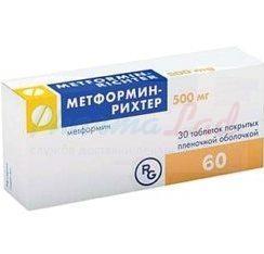 МЕТФОРМИН-РИХТЕР (метформин) / METFORMIN-RICHTER (metformin)