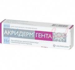 АКРИДЕРМ ГЕНТА (гентамицин+бетаметазона дипропионат) / AKRIDERM GENTA (gentamicin+betamethasone dipropionate)