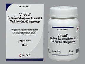 ВИРЕАД, ВИРИД (Тенофовир) гранулы / VIREAD (Tenofovir) granules