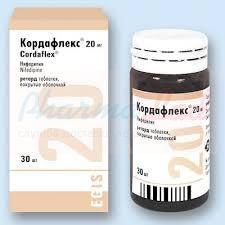 КОРДАФЛЕКС (нифедипин) / CORDAFLEX (nifedipine)