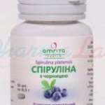 Спирулина с черникой таб. 50